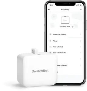Робот-активатор кнопок SwitchBot Bot от Switchbot, модель SwitchBot-S1W, белый