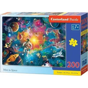 Пазл Castorland 200 элементов — «Человек в космосе» (иллюстрация)