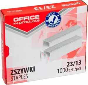Скобы Office Products 23/13, 1000 шт. – скобы 23/13 для степлеров