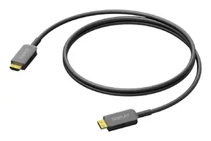 Procab CLV210A/15 HDMI 2.0 cable 15 m HDMI Type A male to male gold-plated contacts 18 Gbit/s ARC black
