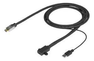 VivoLink PROHDMIHDMFM5-LSZH HDMI 2.0 pagarinātājs, Vīrietis-Sieviete, 5m, 4K izšķirtspēja, 18 Gbps, LSZH, Melns
