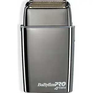 Беспроводная аккумуляторная бритва BABYLISS FXFS2GSE — 2 режущих блока, нержавеющие лезвия, гипоаллергенная режущая пленка, 180 мин работы