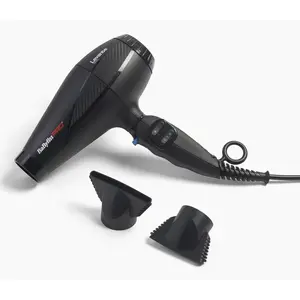 Фен BABYLISS Levante S4259772 — 2100 Вт, AC мотор, ионизация, 2 скорости, холодный шок, черный
