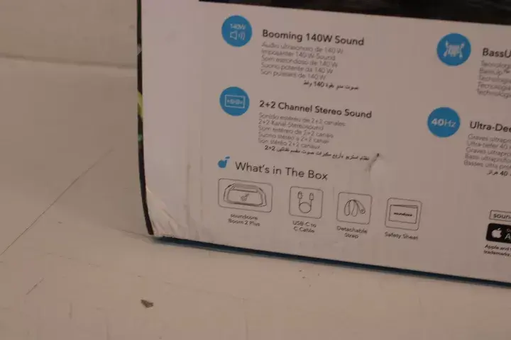 Anker Soundcore Boom 2 Plus portatīvs Bluetooth skaļrunis Photo 4
