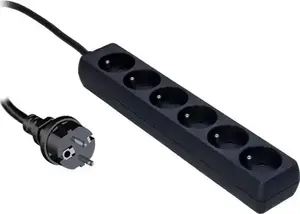 Сетевой удлинитель Procab PSC106/5-F, 6 розеток, кабель 5 м