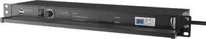 Сетевой удлинитель CAYMON 19" модель 1SC318 с защитой от перенапряжения – PSR529F/B