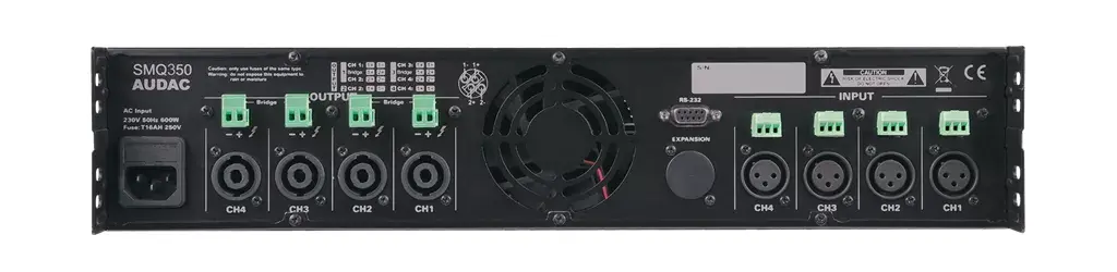 Аудиоусилитель AUDAC SMQ350 Photo 2