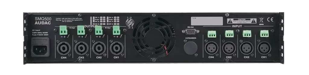 Аудиоусилитель AUDAC SMQ500 Photo 2