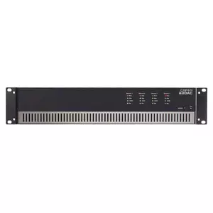Audac CAP424 audio amplifier 4.0 channels, Class D, 960W peak per channel, XLR outputs, 230–240V, Black