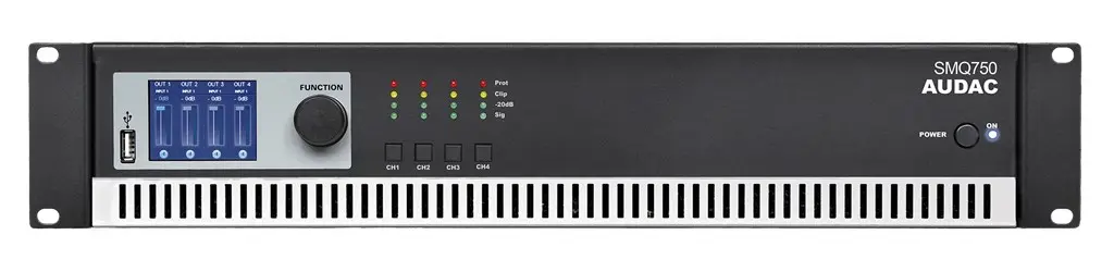 Audio pastiprinātājs Audac SMQ750 4.0