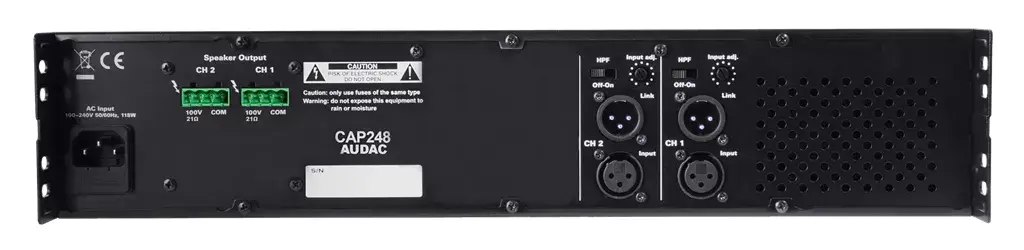 AUDAC CAP248 audio amplifier Photo 2
