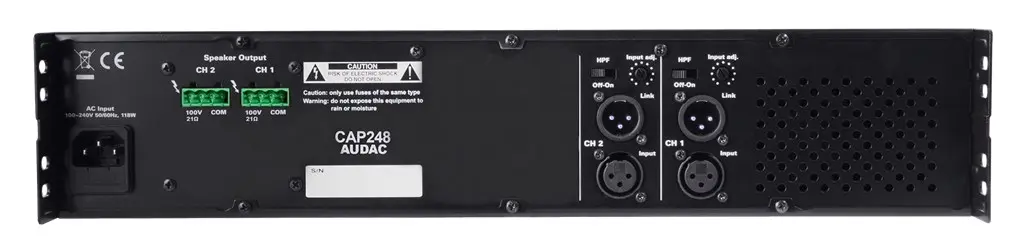 AUDAC CAP248 audio amplifier Photo 4