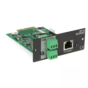 Audac IMP40 audio modulis, kompakts sienas/iebūvējamais interfeiss, 87×114×34,5 mm, 70 g