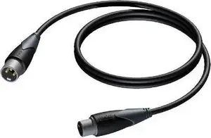 Procab CLD953/5 DMX AES/EBU XLR cable 5 m, XLR male to XLR female