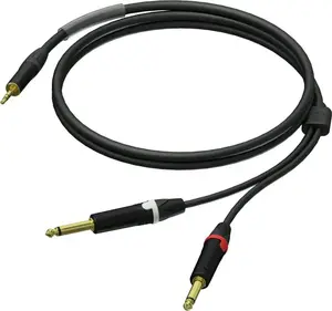 Audio cable Procab PRA713/3 3.5mm jack stereo (male) to 2x 1KPPR035