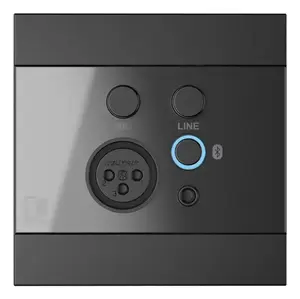 Настенная панель Audac WP225/B с XLR, 3,5 мм джеком и Bluetooth — WP225/B