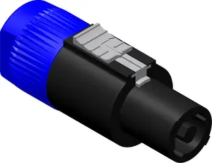 4-pin speaker connector Procab VCL4FC-P — 4-pin cable connector for loudspeakers