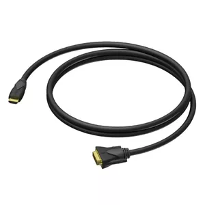 PROCAB CLV160/3 cable gender changer DVI D HDMI A 3m Black Grey