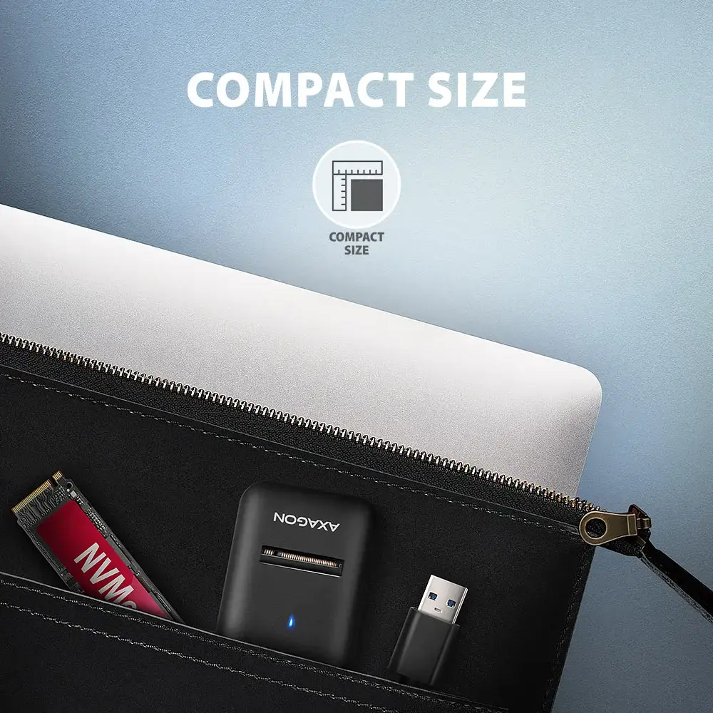 AXAGON ADM2-AM SSD enclosure USB-A 10Gbps Photo 5