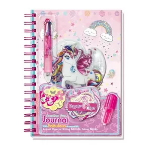 Spirāles piezīmju grāmata Pulio Pecoware Unicorn Rainbow 170533UP — 80 lapas, A5 izmēra