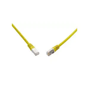 Сетевой кабель SOLARIX 10G патч кабель CAT6A SFTP LSOH 0,5м желтый