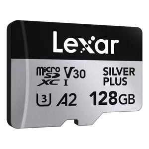 Flash Memory Lexar 128GB MicroSDXC UHS-I Class 3 SILVER PLUS