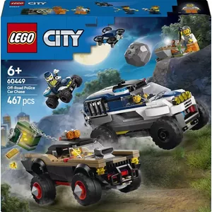 LEGO Toy Constructor Police Car 60449 building set, police theme, compatible bricks