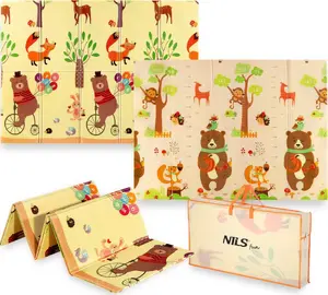 Детский складной игровой коврик NILS Fun MD05 Forest 190×150 см