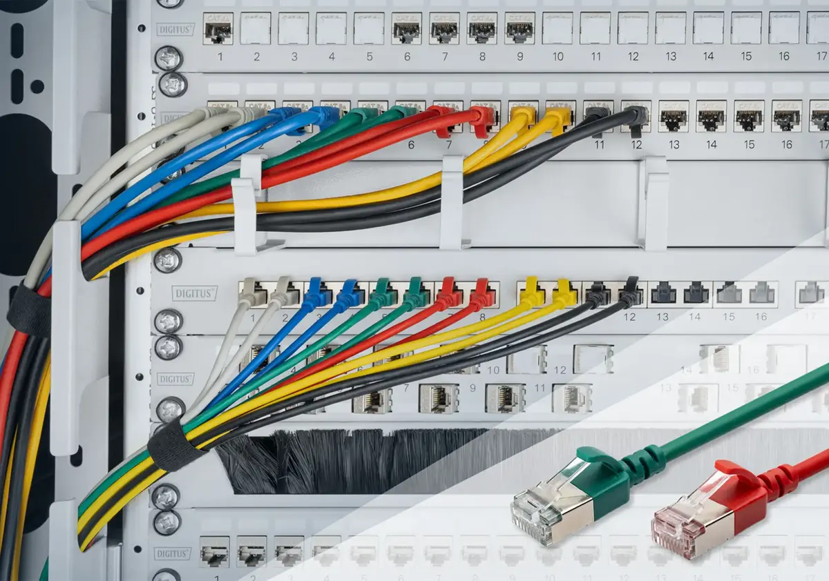 DIGITUS CAT 6A F-FTP Slim Tīkla kabelis 1m Zaļš Photo 3