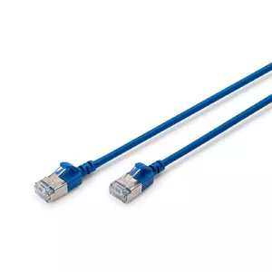 Патч-кабель Digitus CAT 6A class Ea F/FTP 1м Синий