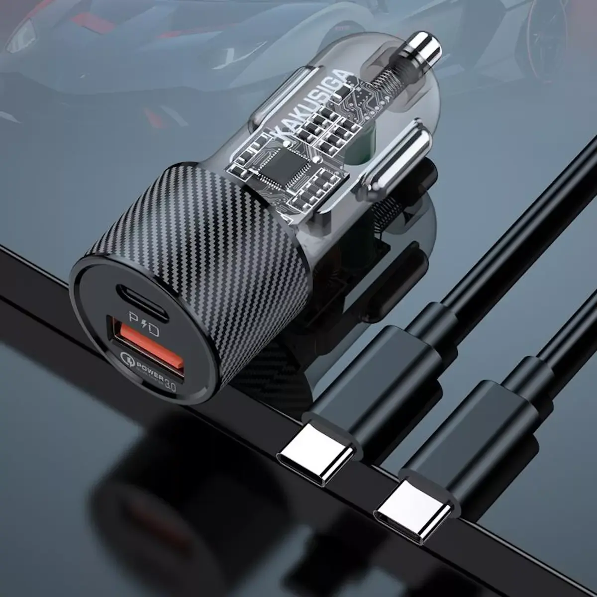Авто зарядное iKaku KSC-856 PD30W QC3.0 Photo 6