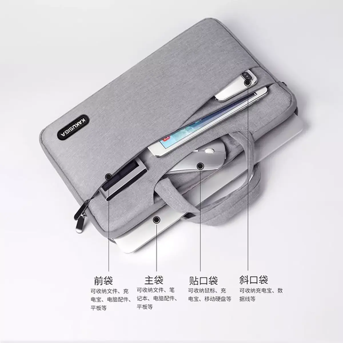 iKaku KSC-1500-B laptop tablet bag (up to 15.6") Photo 4