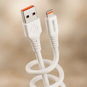 USB to Lightning data and charging cable iKaku KSC-803 1 m, White