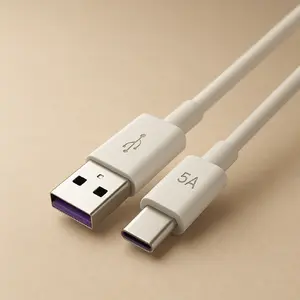 USB Type-C datu kabelis iKaku KSC-110, 1,2 m, 5 A, balts