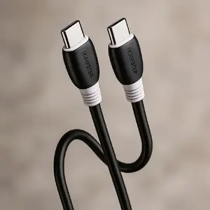 USB Type-C uz Type-C kabelis iKaku KSC-951, 60W ātrā uzlāde, melns