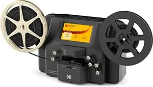 Film and Slide Scanner Kodak REELS Black with 8.08 MP CMOS sensor and TFT built-in display
