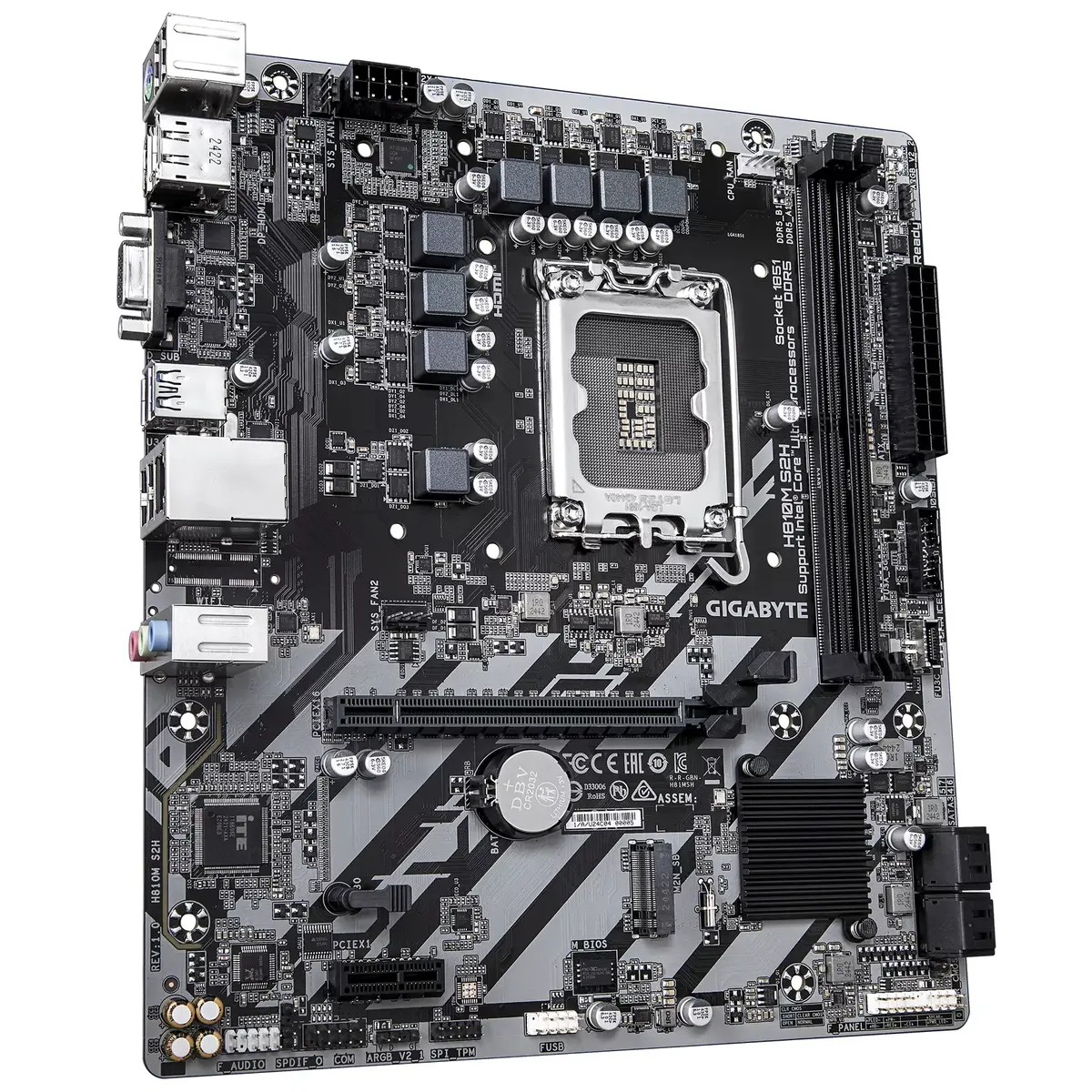Материнская плата GIGABYTE H810M S2H, H810M S2H Photo 3