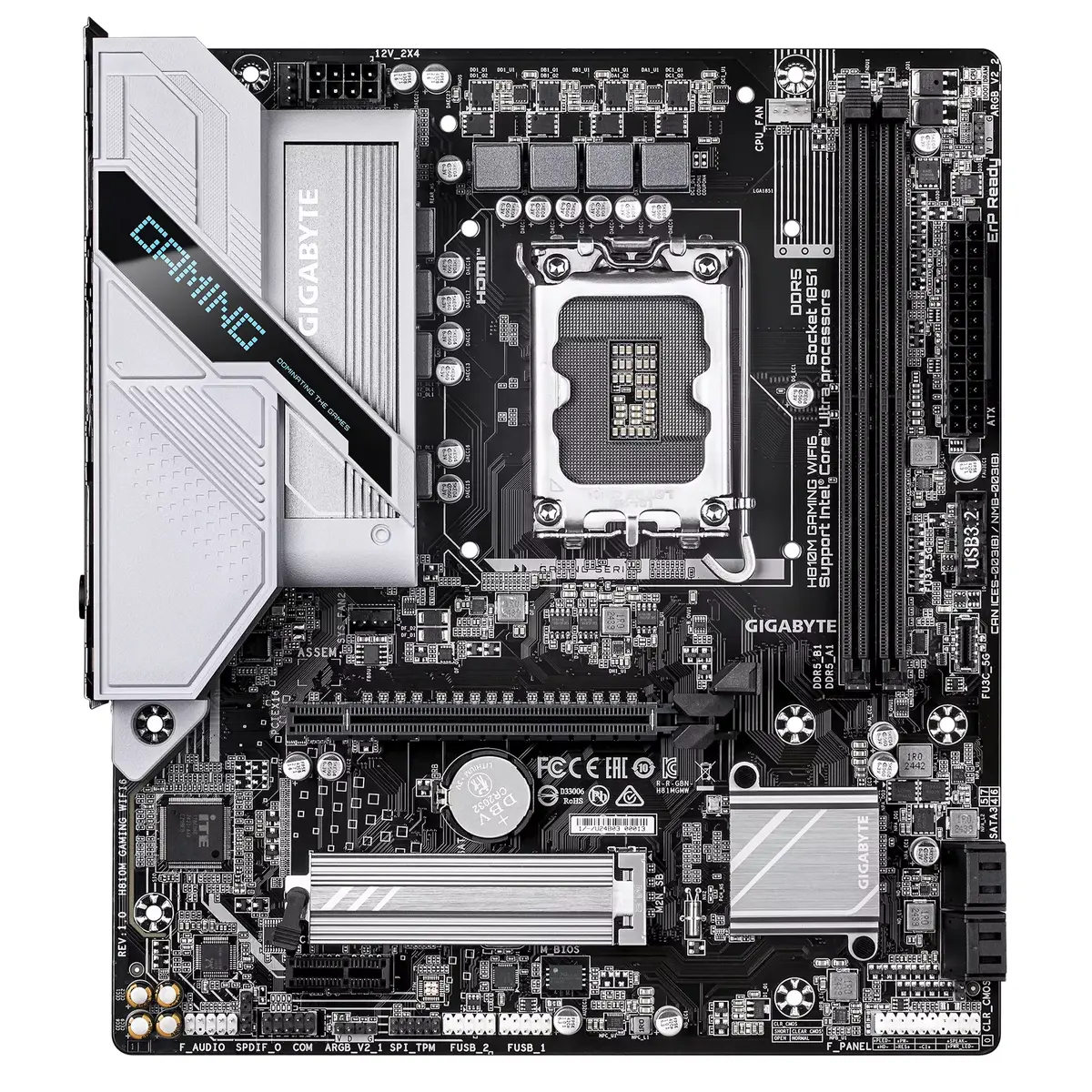 Материнская плата GIGABYTE H810M GAMING WIFI6, H810M Photo 2