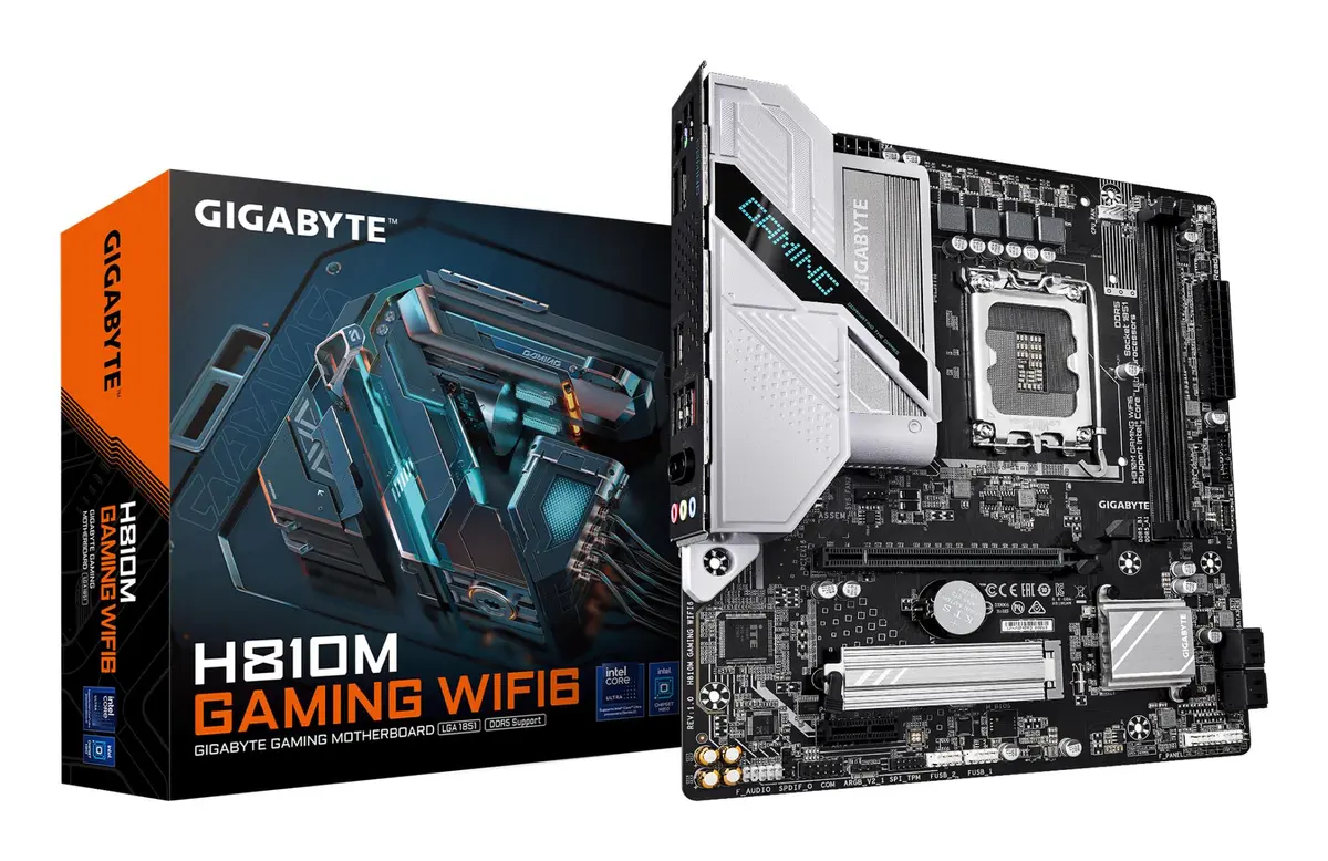 Pamatplate GIGABYTE H810M GAMING WIFI6, Intel