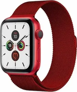 Hurtel Magnetic Strap for Apple Watch 6 / 5 / 4 / 3 / 2 / SE (40mm / 38mm) Red