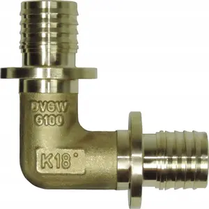 Angle elbow TECE 90° 20 mm brass (model 70 70 20)