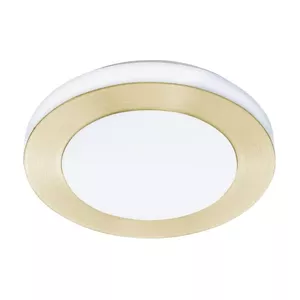 Потолочный светильник EGLO Carpi LED, круглый, латунь и белый, IP44, 3x3.6 Вт