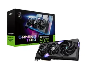 Grafiskā karte MSI GeForce RTX 5070 12 GB GDDR7 PCIe 5.0, 6144 CUDA, 2610 MHz, 3×DP 1×HDMI, 338×140×50 mm