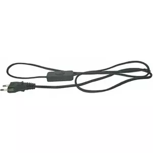 Power lead with switch EMOS KF-HK-1 H03VVH2-F 2x0.75 mm² 3 m black