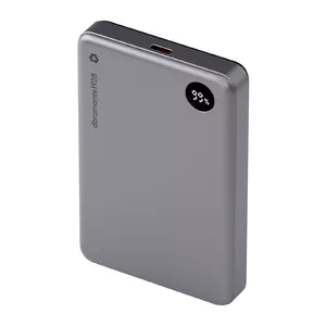 Portable power bank dbramante1928 re-charge 10000 mAh with wireless charging, Grey
