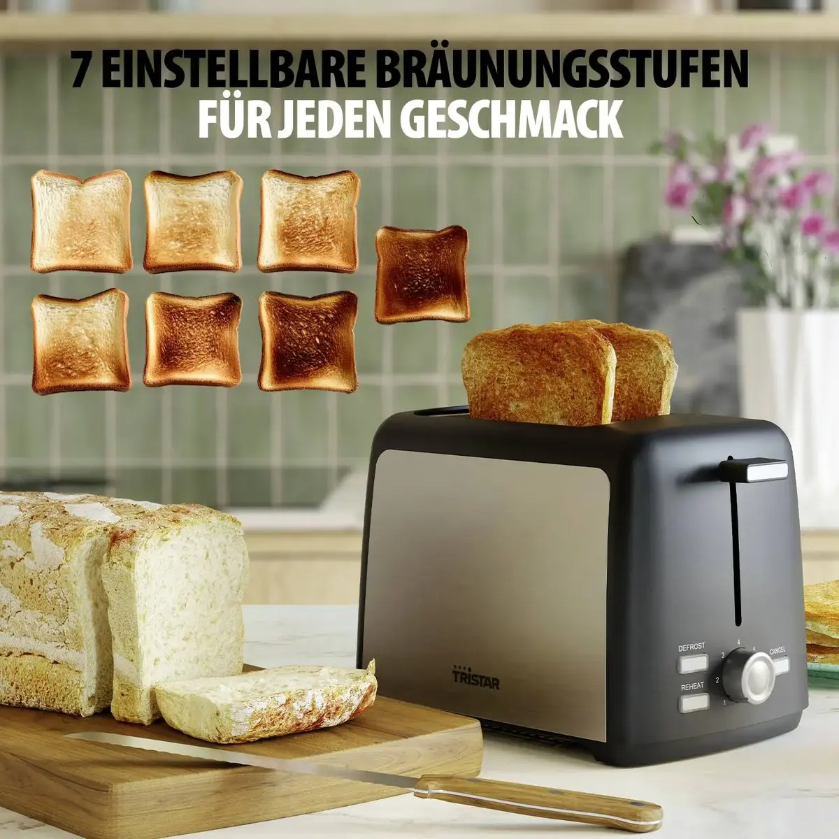 Toaster Tristar BR-1058 — 2-slice compact toaster Photo 8