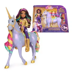 Modes lelle Spinmaster Unicorn Academy Sophia & Rainbow Light-up Wildstar