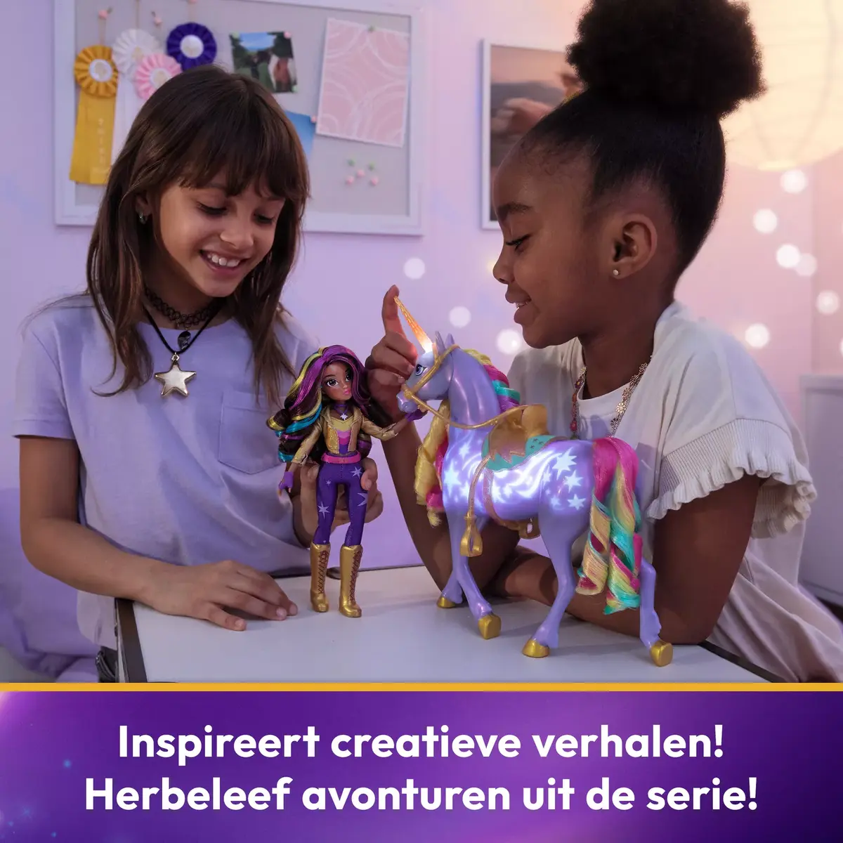 Modes lelle Spinmaster Unicorn Academy Sophia & Rainbow Light-up Wildstar Photo 5