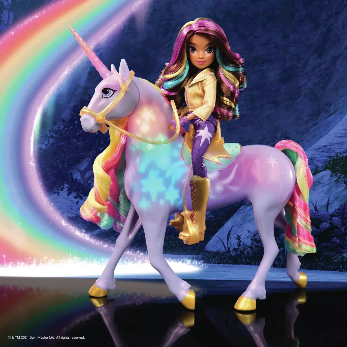 Modes lelle Spinmaster Unicorn Academy Sophia & Rainbow Light-up Wildstar Photo 9