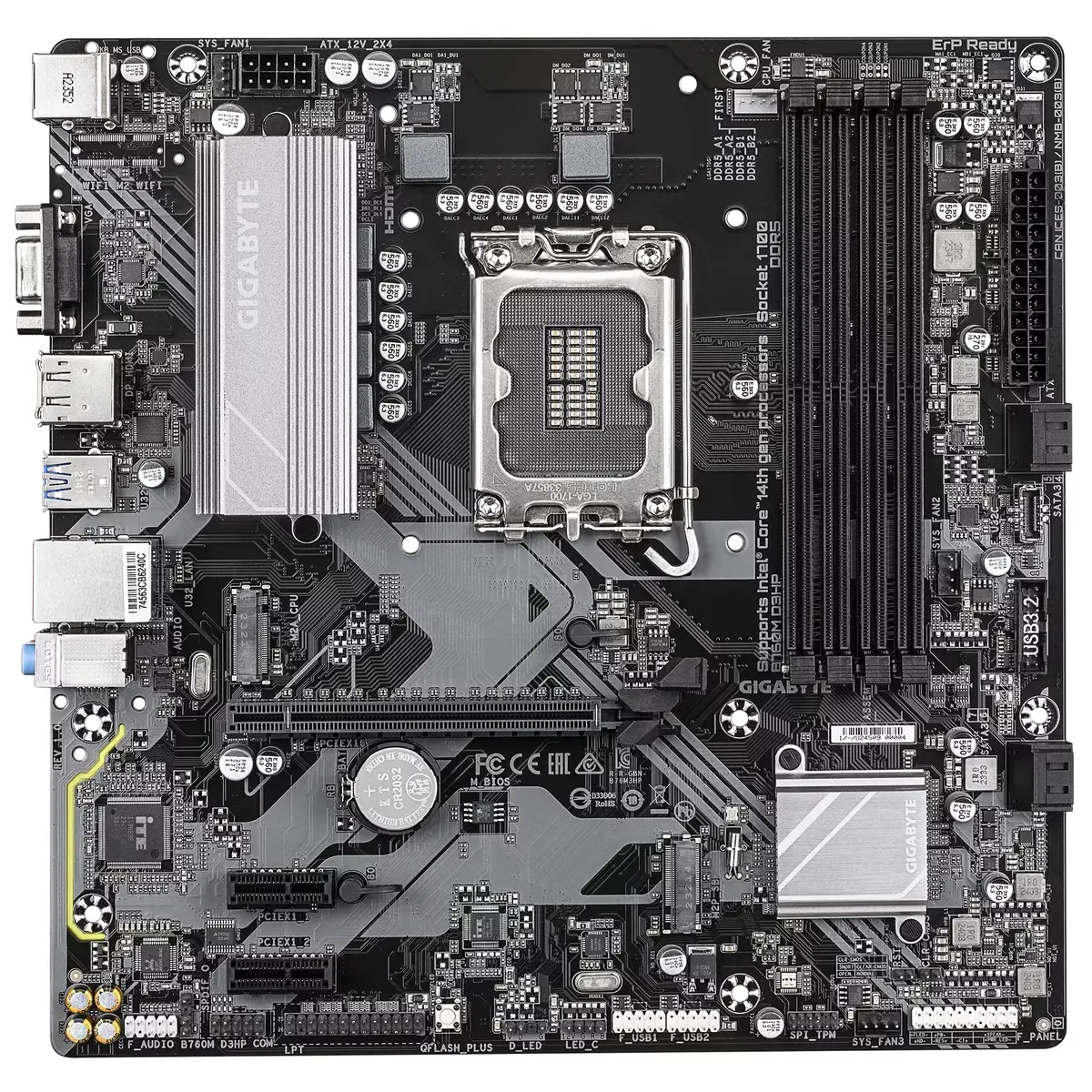 Материнская плата GIGABYTE B760M D3HP, 514193 Photo 3